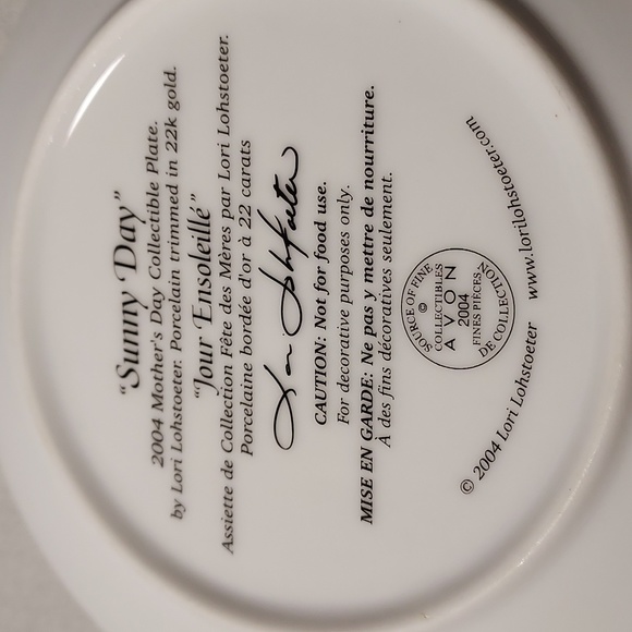 Vintage Avon 2004 Mother's Day Plate in Original Box - Picture 4 of 6